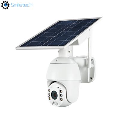 China 2.5 inch waterproof IP66 lower poer consuption 1080P 2MP outdoor 4G WIFI PTZ speed dome solar security system for sale