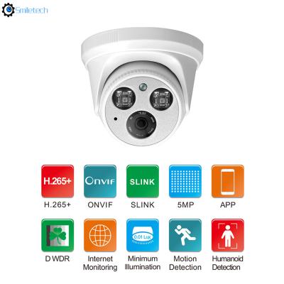 China Indoor human detection POE 5.0MP 20m IR distance 2MP 3.6mm lens 1080P smart analysis surveillance IP camera for sale