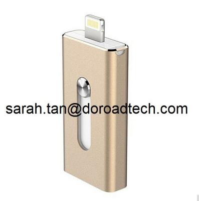 China i-Flash Drive Dual Ports Lightning Data for iPhone USB Flash Drive for PC/MAC 32GB Storage for sale