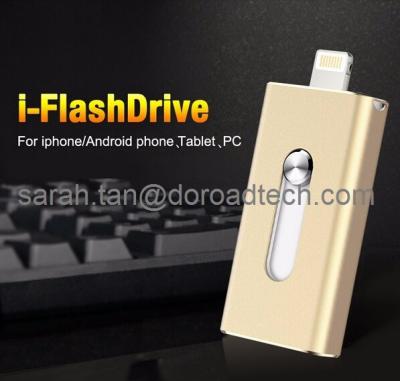 China i-Flash Device OTG Flash Drive USB Disk for iPhone iPad Air iPod External USB Flash Drives for sale