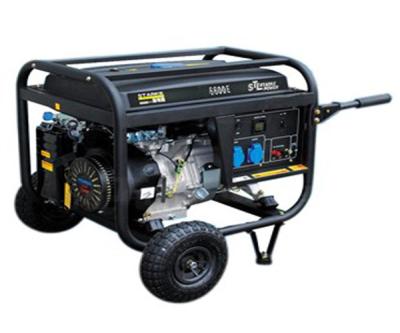 China Air cooled 4 stroke small electric start portable generator for home use 6000 watt for sale
