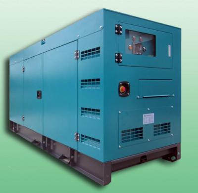 China Open / Silent 100KVA Diesel powered portable generator set , diesel backup generators for sale