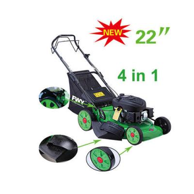 China Self - propelled gasoline garden grass lawn mower with 22 inch Blade for sale