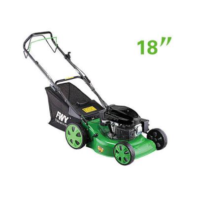 China Mini petrol Lawn Mower , 18 inch self propelled lawn mower for home use for sale
