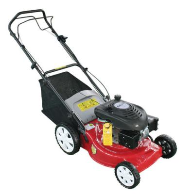 China 18 Inch Hand push Gasoline lawn mower , Petrol / Gas powered lawn mower for sale