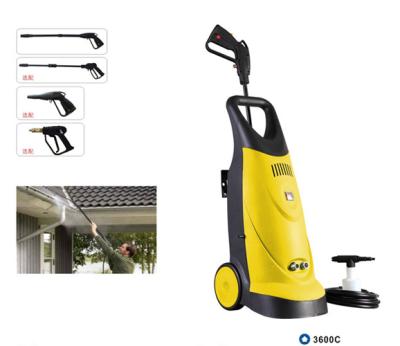 China Portable high pressure car washer 1400w / 1600w / 1800w handle reel for sale