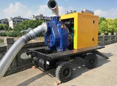 Chine Pompe à eau portative d'essence de Cummins Engine pompe à eau de mouvement de 8 pouces à vendre