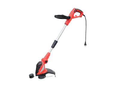 China Red Electric Hand Held Grass Cutter Portable 550w Grass Trimmer for sale