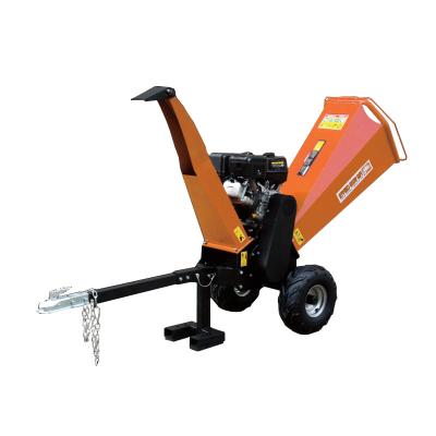 China Chipping Tree Branch Gasoline Wood Chipper Timber Shredder 15HP Wood Chipper for sale