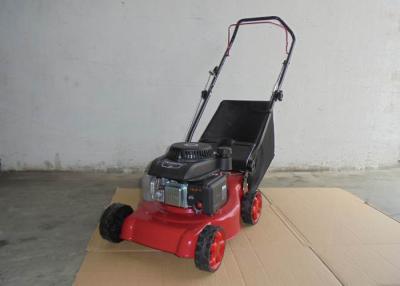 China 99cc Petrol Driven Lawn Mowers / 16 Inch Portable Lawn Mower With Self Engine for sale