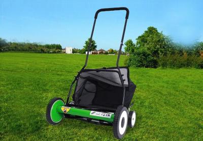 China 20 Inch Manual Garden Lawn Mower  With 4 Wheels Cutting Height 34-64mm for sale