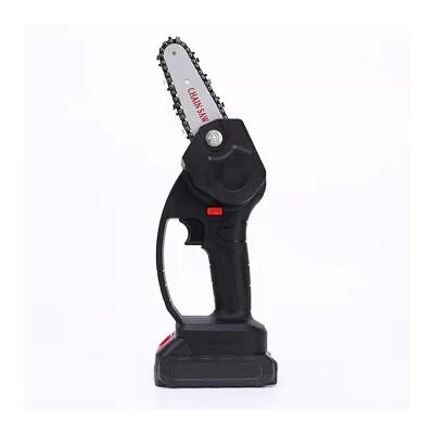 China Brushed Motor 4 Inch Cordless Chain Saw Machine 21V 2000mAh for sale