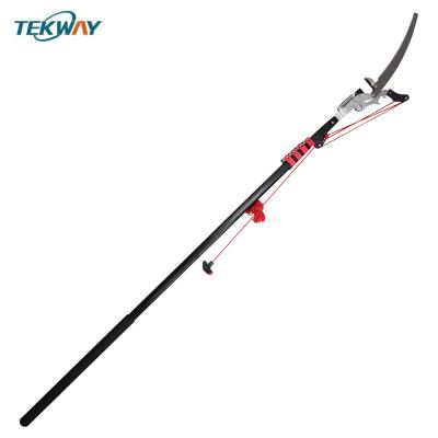 China Telescopic Branch Manual Pole Saw Pruning Shears 1.2m - 7.2m for sale