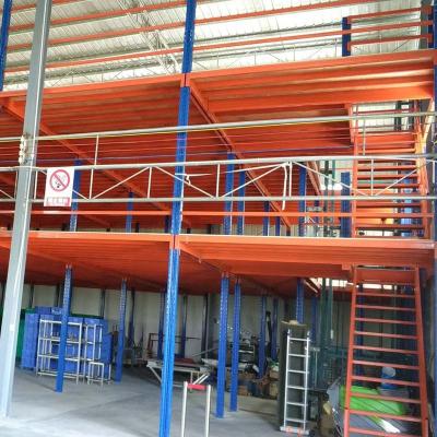 China 2 Floors Storage Mezzanine Platforms ODM Steel Frame Mezzanine Floor For Shop for sale