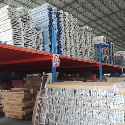China 7000kg Mezzanine Steel Structure Rack Logistics Mezzanine Floor Platform for sale
