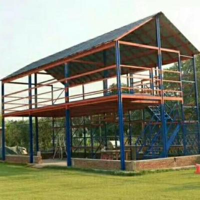 China Outdoor Q235B Elevated Steel Platform 1.25 Tons Multi Tier Racking System for sale