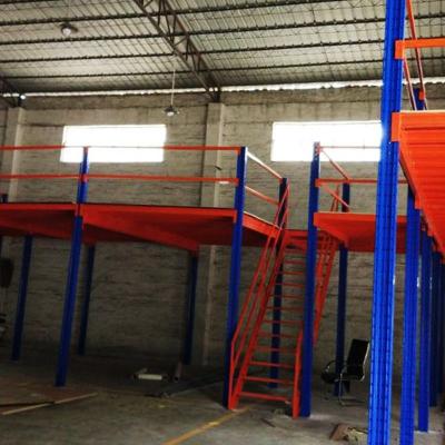 China Beam Storage Mezzanine Platforms Wooden Mezzanine Floor Rack for sale