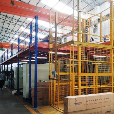 China 8 toneladas del almacenamiento del entresuelo de las plataformas de entresuelo de acero industrial del desván en venta