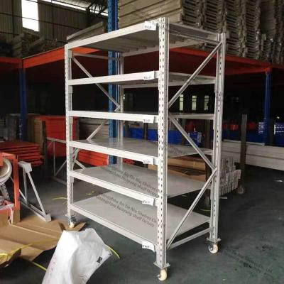 China ISO 5000kgs Stainless Steel Shelves With Wheels Motorcycle Tire Rack for sale