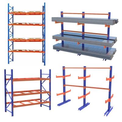 China 1500KG Cantilever Steel Rack  ODM Heavy Duty Cantilever Shelving for sale