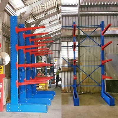 China Sgs Timber Storage Racking Systems 4.5T Cantilever Rack Shelf for sale