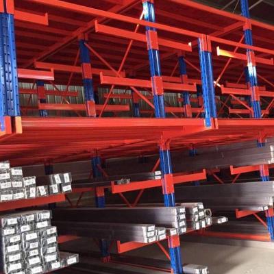 China I Beam Heavy Duty Cantilever Shelves SGS Adjustable Cantilever Racking for sale