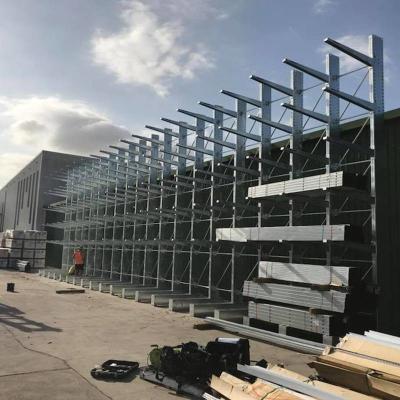 China Q235B Cantilever Racking System 8m Auto Industrial Cantilever Shelving for sale