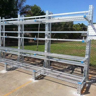 China SGS Heavy Duty Cantilever Racking System 2500KG Cantilever Pipe Rack for sale