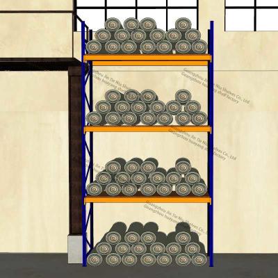 China 1500kg Beam Racking 40mm Warehouse Shelving System Cold Rolled Steel for sale