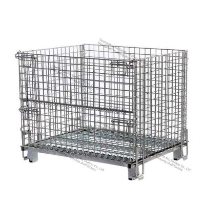 China ODM Warehouse Storage Cages 500kg Wire Security Powder Coated for sale