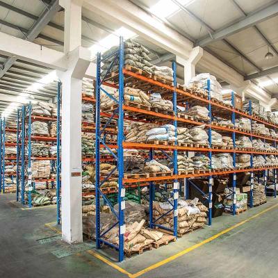 China CE Z Beam Steel Shelving 1500KG Warehouse Selective Racking Orange for sale