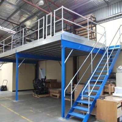 China 700kg Shelving Supported Mezzanine Racking System SGS Steel Structure Racks for sale
