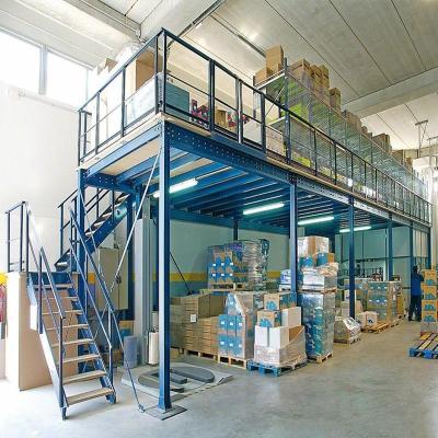 China Q235B Industrial Mezzanine Steel Structure Systems 5000kg SGS Approved for sale