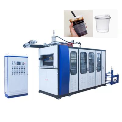China Máquina de termoformagem elétrica de plástico 730*420 mm Área de formação à venda