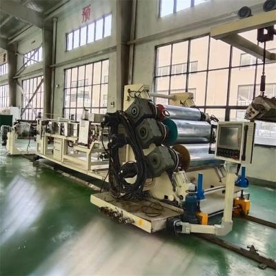 China Gebrauchtes kontinuierliches 120-Schrauben-Extruder-Hochgeschwindigkeits-Blatt-Extruder-Gerät zu verkaufen