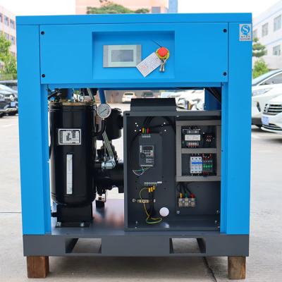 China Compresor de aire tipo tornillo de alta presión de aleación de aluminio de hierro fundido con sistema de enfriamiento por agua y aire en venta