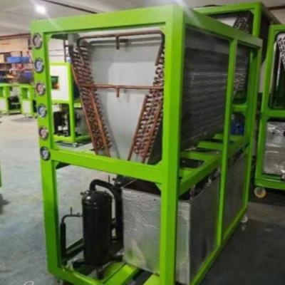 China Chiller industrial de agua refrigerada por aire de 5 kW con compresor centrífugo de rodadura de tornillo en venta