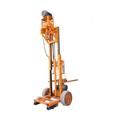 China 100m Electric Small Water Well Drilling Rig Machine/Mini Borehole Water Well Drilling Rig for sale