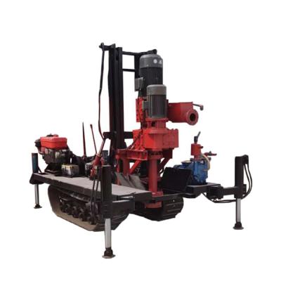 China 100m Hydraulic lifting electric well drilling rig mini water well drilling rig for sale