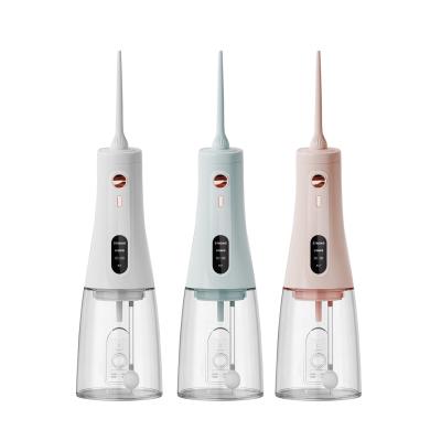 China USB Rechargeable LCD Screen Oral Irrigator Waterproof Home And Portable Use Dental Care Teeth Whitening Water Flosser for sale