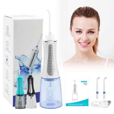 China Detachable Teeth Whitening Water Flosser , Portable IPX7 Water Spray Teeth Cleaner for sale