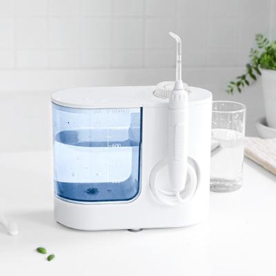 China RoHS Pressure Pulse Water Flosser With UV Sterilizer 6 Multifunctional Jet Tips for sale