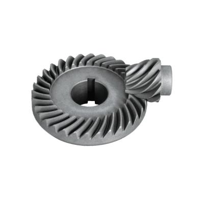 China Cross Shaft Drive Power Tool Gear Grinding Helical Bevel Pinion Gear for sale