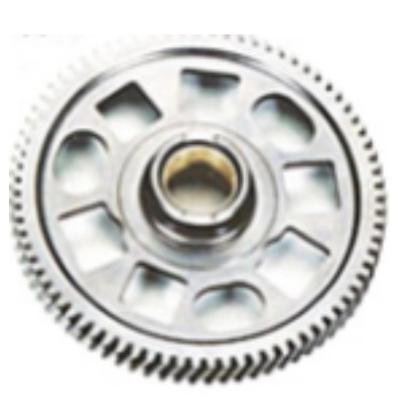 China 32 Tooth 18 Tooth 12 Tooth Aluminum Spur Gears Efficiency 96% Cylindrical Gears for sale