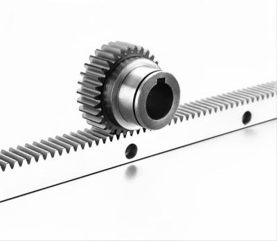China DIN 6- DIN 8 Helical Gear Straight Gear Rack 1.5-8M for Reducer for sale