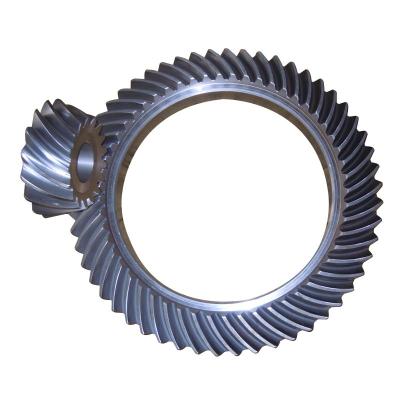 China Bevel Gear Pair Spiral Bevel Gear Power Transmission Gear Grinding Gear for sale
