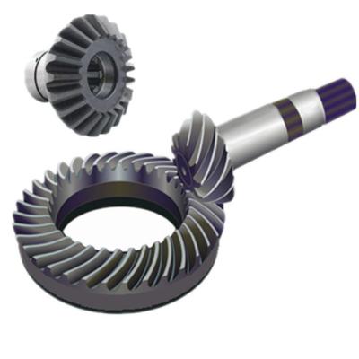 China Spiral Bevel Gear for Differential and Reducer with Helical Teeth for sale