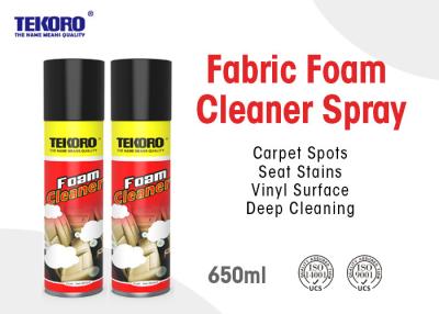 China Fabric Foam Cleaner Spray For Restoring Plush Look & Feel Of Fabric And Upholstery for sale
