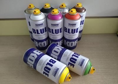 China Graffiti Low Pressure Spray Can For Canvas / Wood / Concrete / Metal / Glass Surface for sale