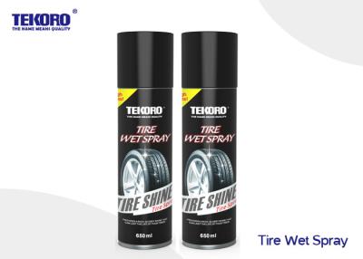 China Tire Wet Spray / Car Care Spray For Revealing High Level Deep Black Shine for sale